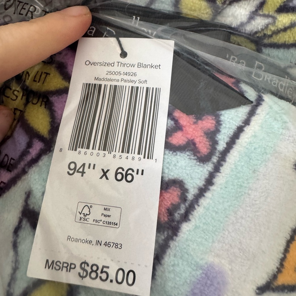 Vera Bradley blanket
